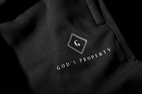 GP "Black" soft cotton fleece sweatsuit