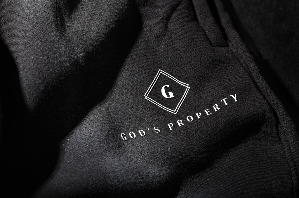 GP "Sunfade black" soft cotton fleece sweatsuit