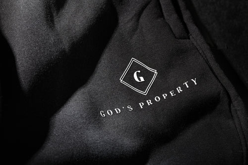 GP "Sunfade black" soft cotton fleece sweatsuit