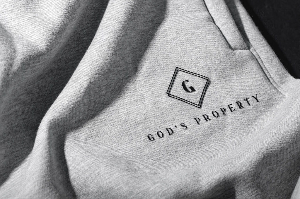 GP - Grey cotton fleece sweatpants