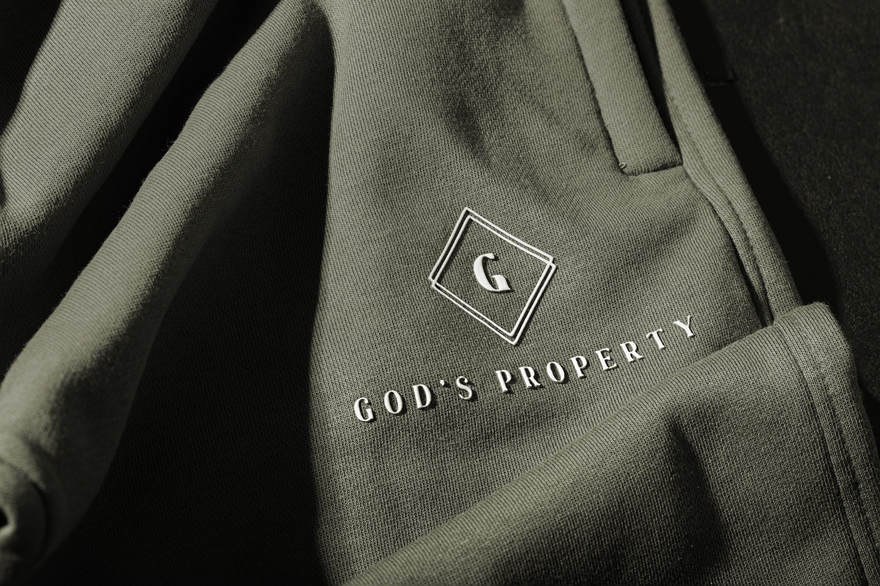 GP "Hunter green" soft cotton fleece sweatsuit