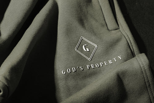 GP "Hunter green" soft cotton fleece sweatsuit