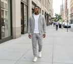 GP - Grey cotton fleece sweatpants